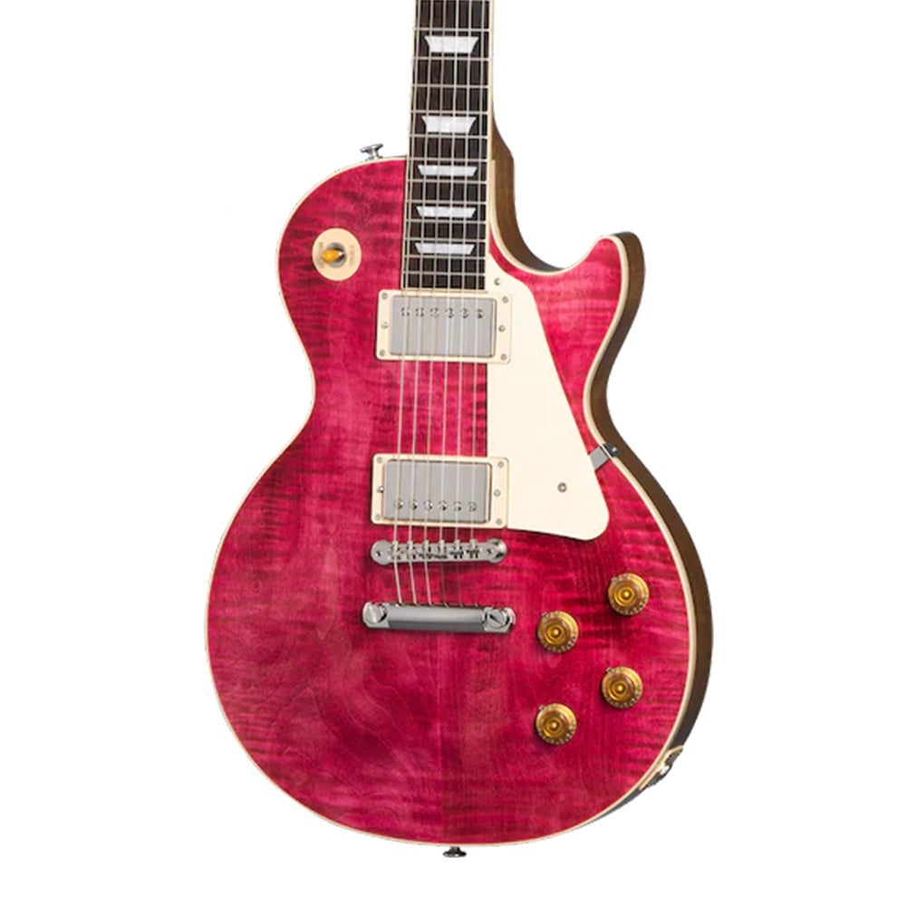 Gibson Les Paul Standard 50s Figured Top Electric Guitar - Trans Fuchsia | Zoso Music Sdn Bhd