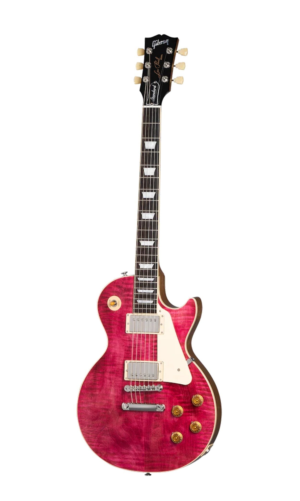 Gibson Les Paul Standard 50s Figured Top Electric Guitar - Trans Fuchsia