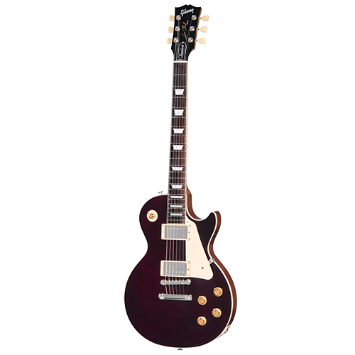 Gibson Les Paul Standard 50s Figured Top Electric Guitar - Trans Oxblood