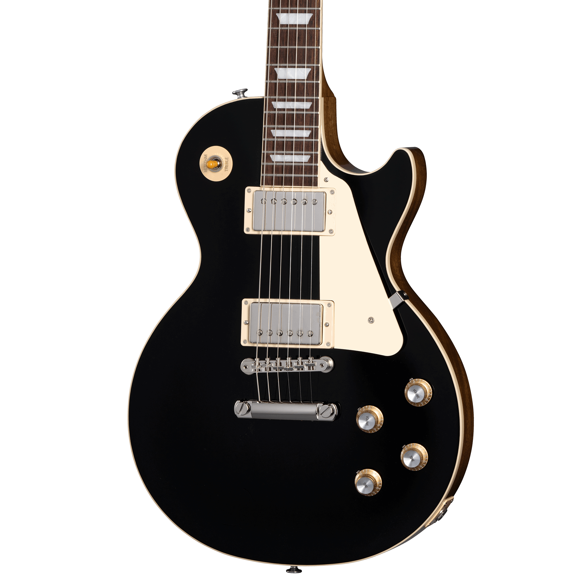 Gibson Les Paul Standard 60s Plain Top Electric Guitar - Ebony | Zoso Music Sdn Bhd