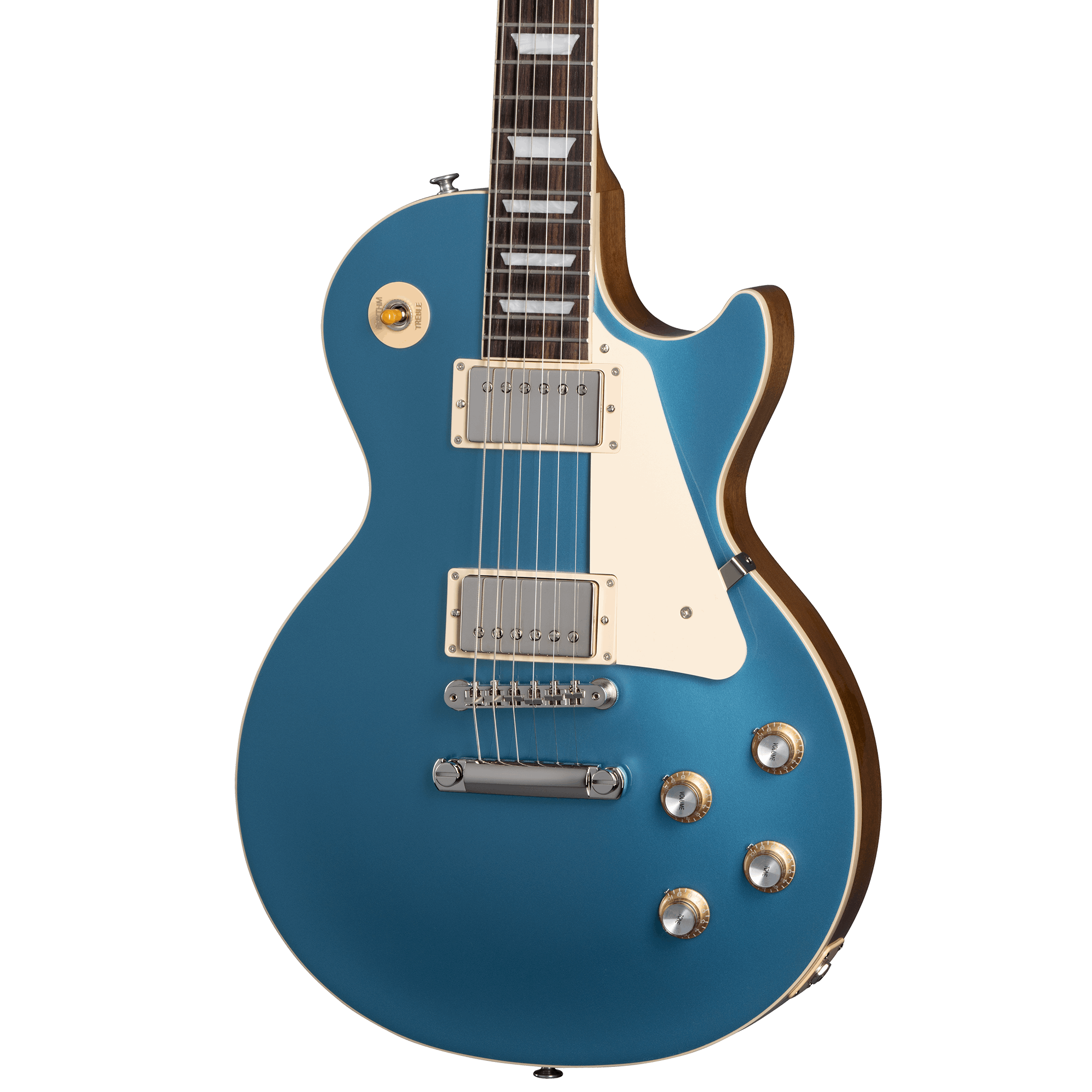 Gibson Les Paul Standard 60s Plain Top Electric Guitar - Pelham Blue | Zoso Music Sdn Bhd