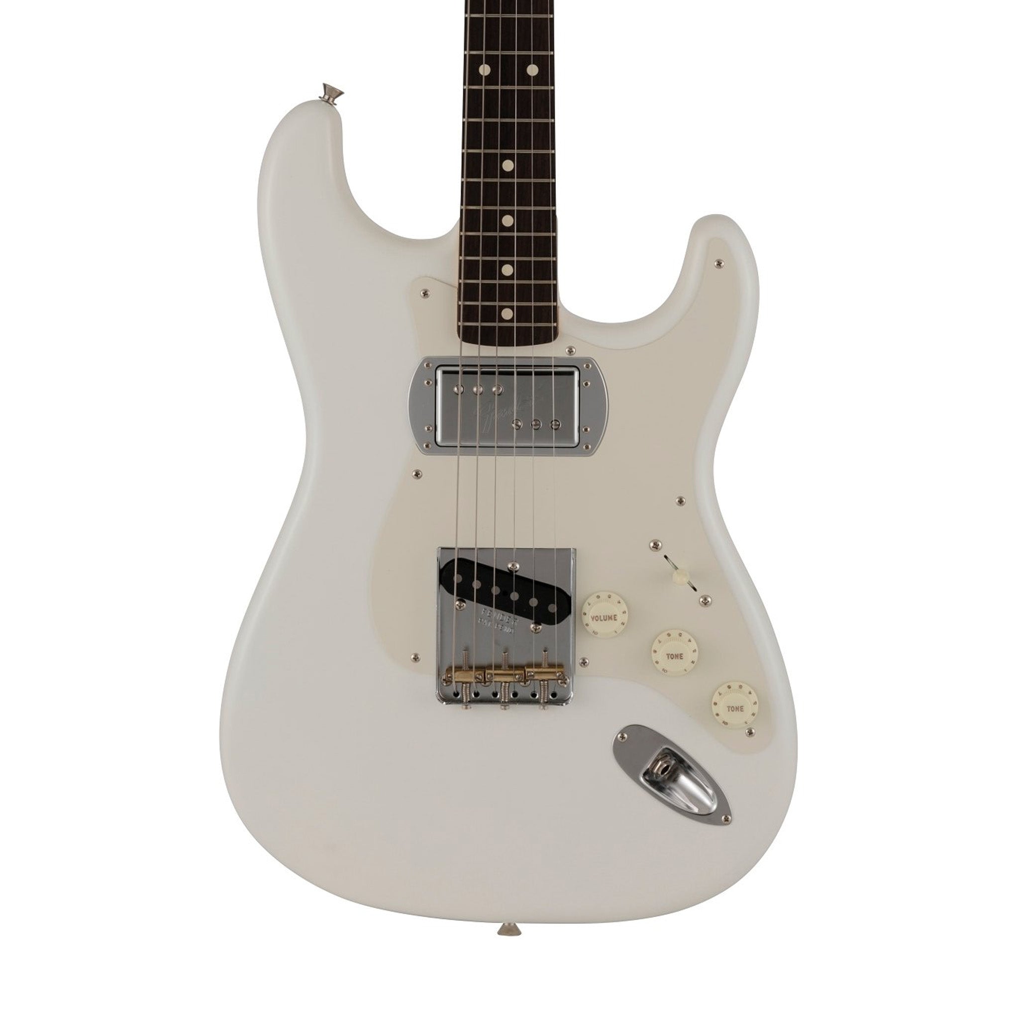 Fender Japan Souichiro Yamauchi Stratocaster Custom Electric Guitar, RW FB, White | Zoso Music Sdn Bhd