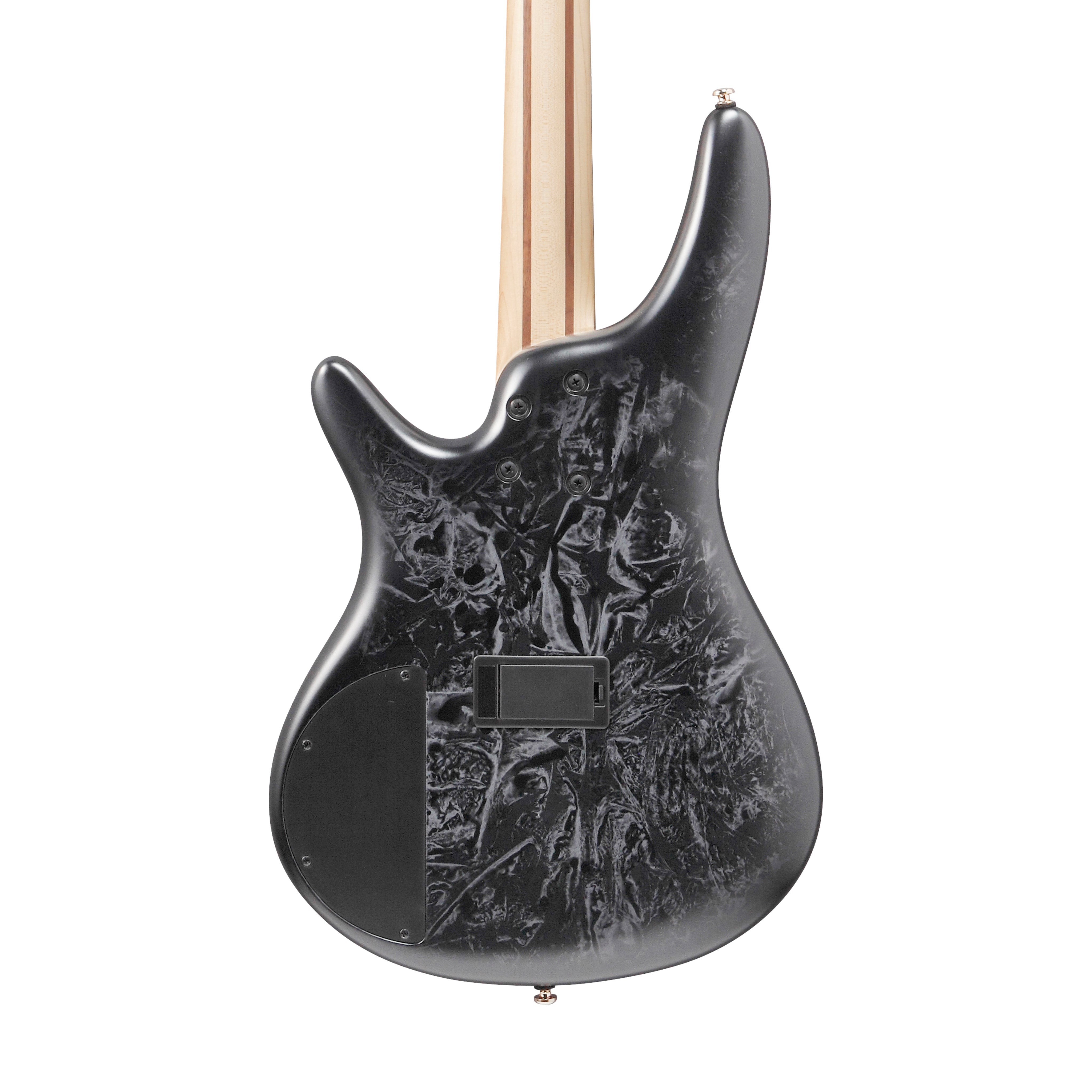 Ibanez SR300EDX-BZM 4-String Bass Guitar, Black Ice Frozen Matte