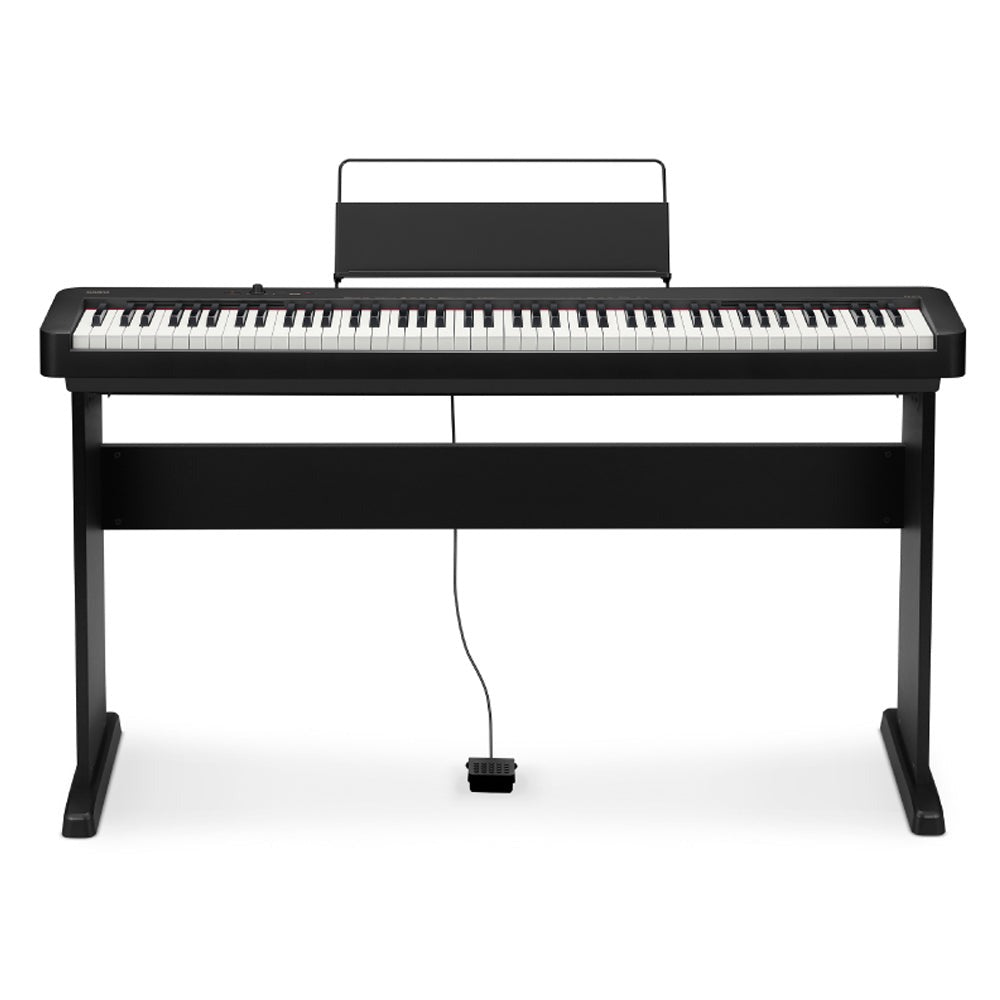 Casio Cdp-s110 88-keys Digital Piano Full Set Black ( CS-46PBK Stand + – Zoso Music