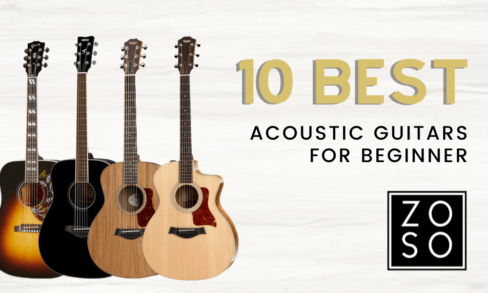 BEST 10 ACOUSTIC GUITAR FOR BEGINNERS - ZOSO MUSIC SDN BHD