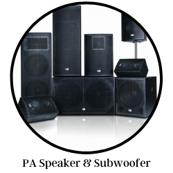 PA Speaker & Subwoofer