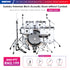 Sudoku Freeman Birch Acoustic Drum Set Adult Drum
