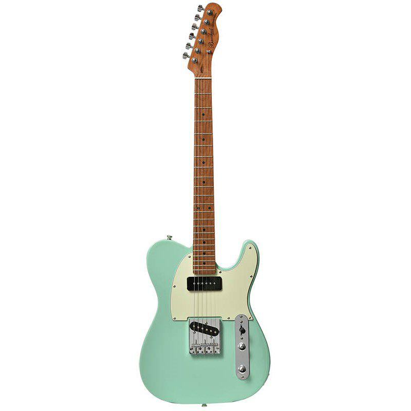 Bacchus Bte-2-rsm/m-sfg Universe Series Roasted Maple Electric Guitar, Seafoam Green With Bag |  BACCHUS |  ELECTRIC GUITAR |  Zoso Music