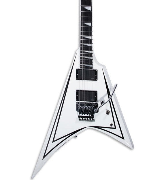 ESP E-II SV - Snow White with Black Stripes [Made in Japan]