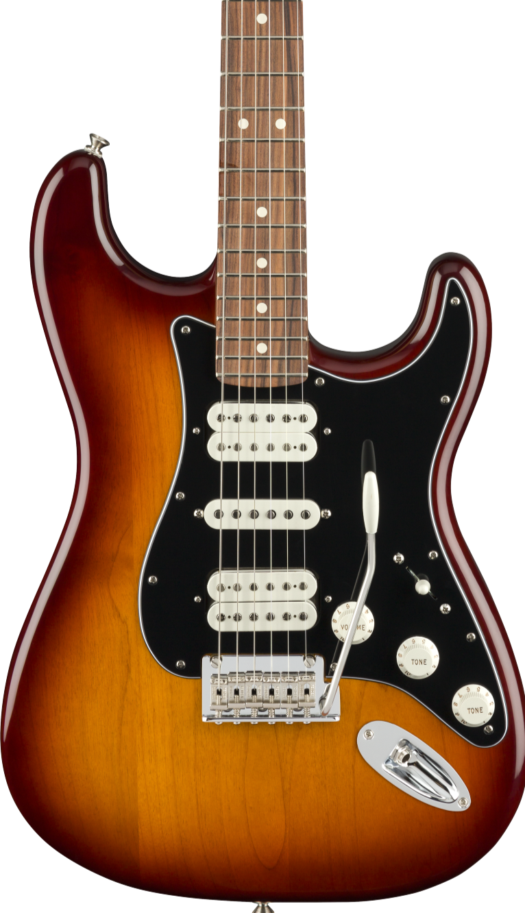 Fender Player HSH Stratocaster Electric Guitar, Pau Ferro FB, Tobacco Sunburst