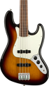 Fender American Professional Fretless Jazz Bass Guitar, Rosewood FB, 3-Tone Sunburst |  FENDER |  BASS GUITAR |  Zoso Music