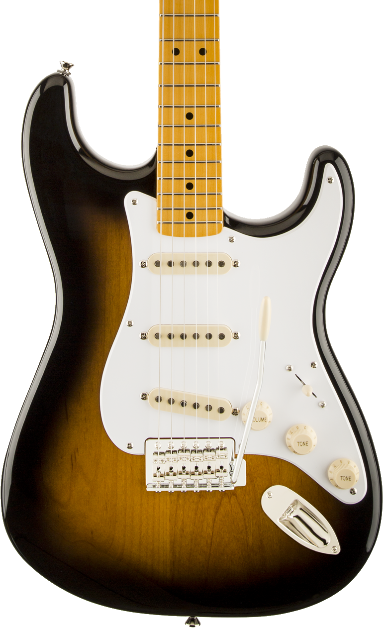 Squier Classic Vibe 50s Stratocaster Electric Guitar With Maple Fingerboard, 2-tone Sunburst |  SQUIER BY FENDER |  ELECTRIC GUITAR |  Zoso Music