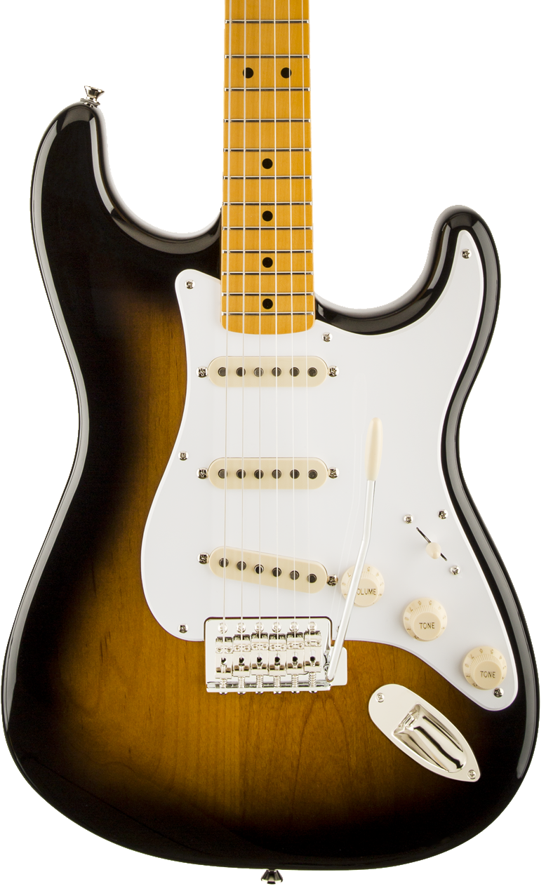 Squier Classic Vibe 50s Stratocaster Electric Guitar With Maple Fingerboard, 2-tone Sunburst