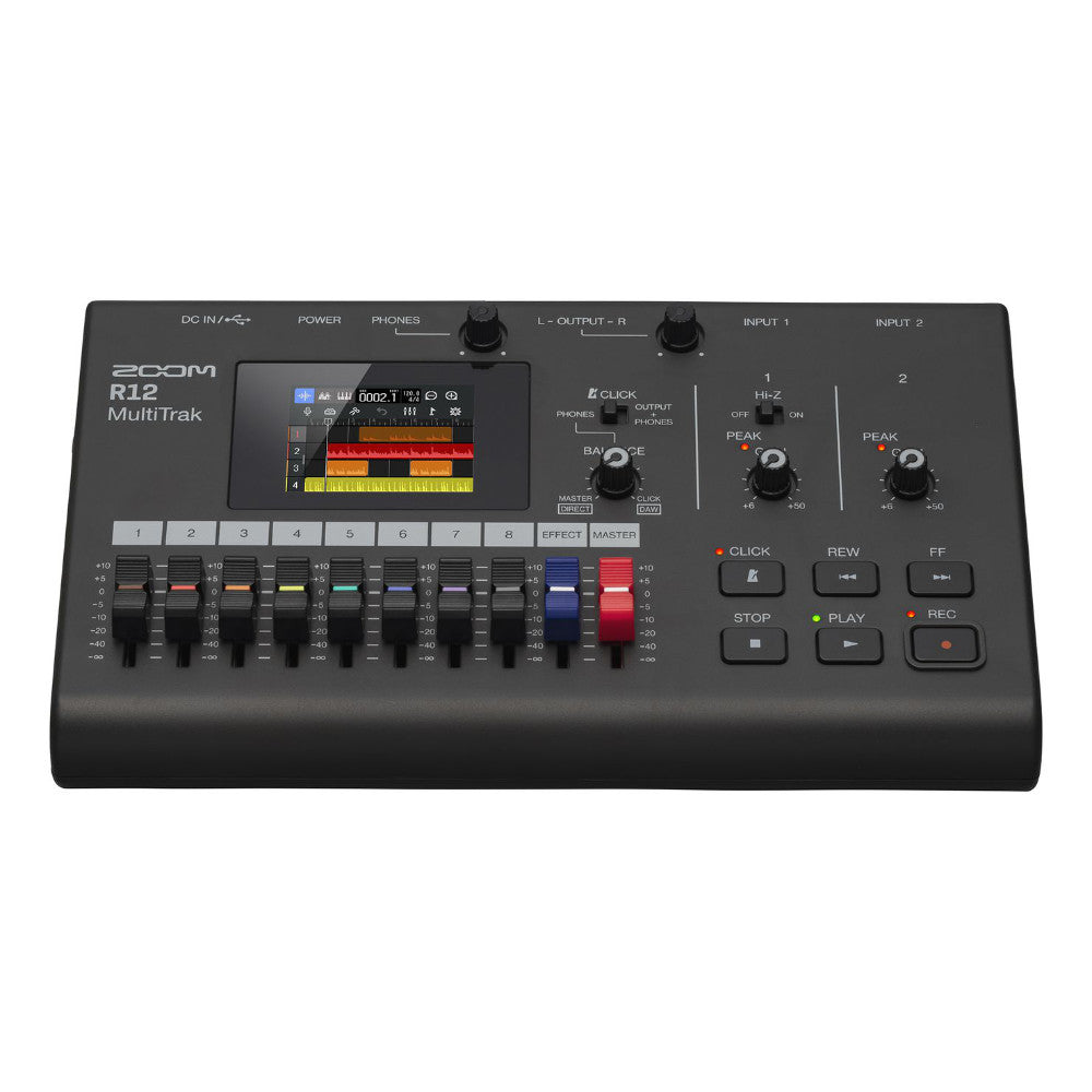 Zoom R12 MultiTrak Recorder with Touchscreen |  ZOOM |  PORTABLE PA SYSTEM |  Zoso Music