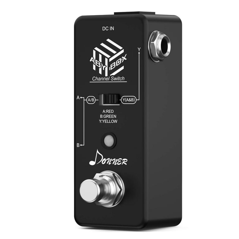 Donner Ec1162 Aby Box Line Selector Ab Switch Mini Guitar Effect Pedal True Bypass |  DONNER |  EFFECTS |  Zoso Music