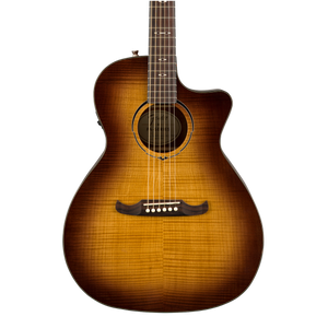 Fender FA-345CE Auditorium Acoustic Guitar w/Cutaway & Electronics, Laurel FB, Tea Burst |  FENDER |  ACOUSTIC GUITAR |  Zoso Music