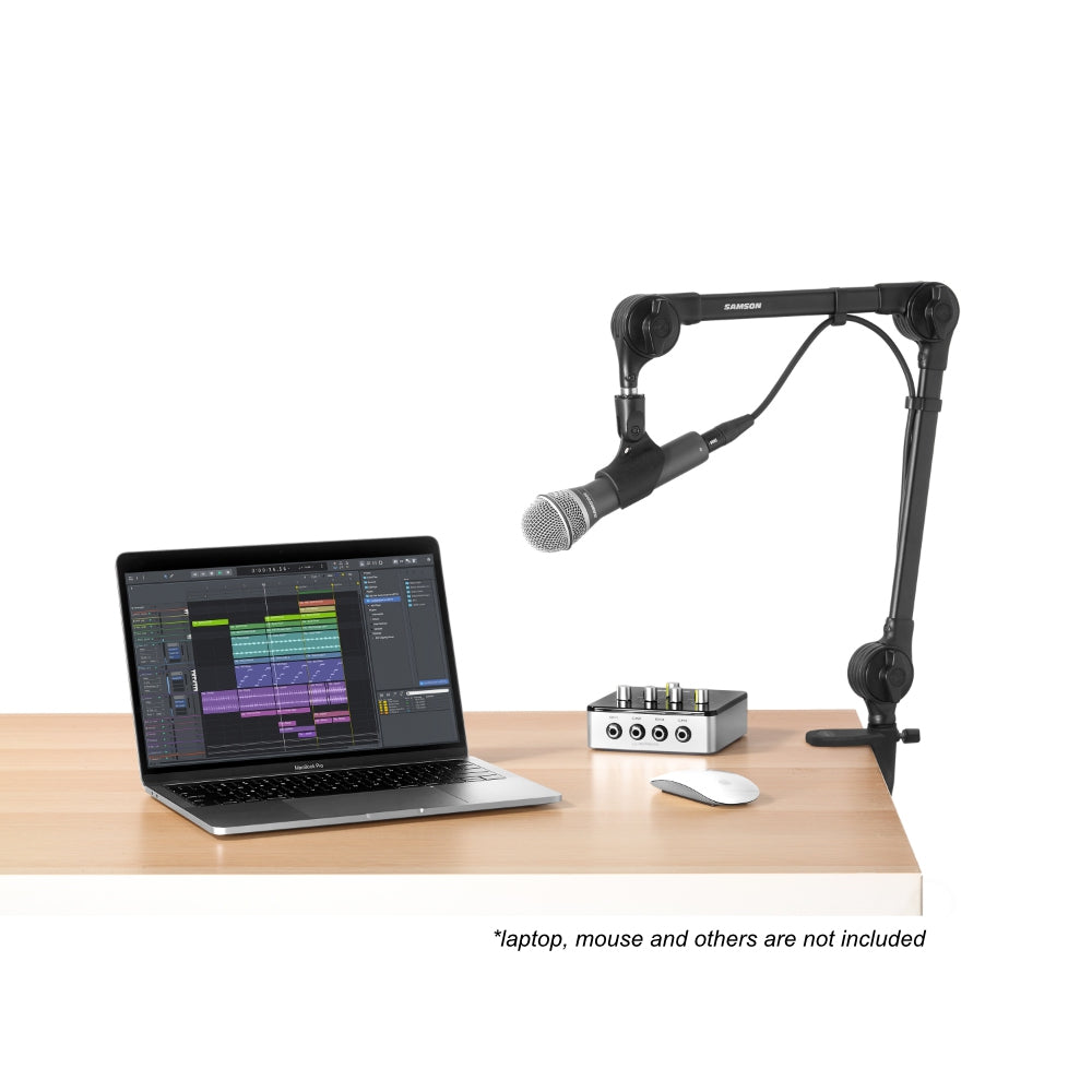 Samson MBA26 Microphone Boom Arm Front View  Zoso Music 