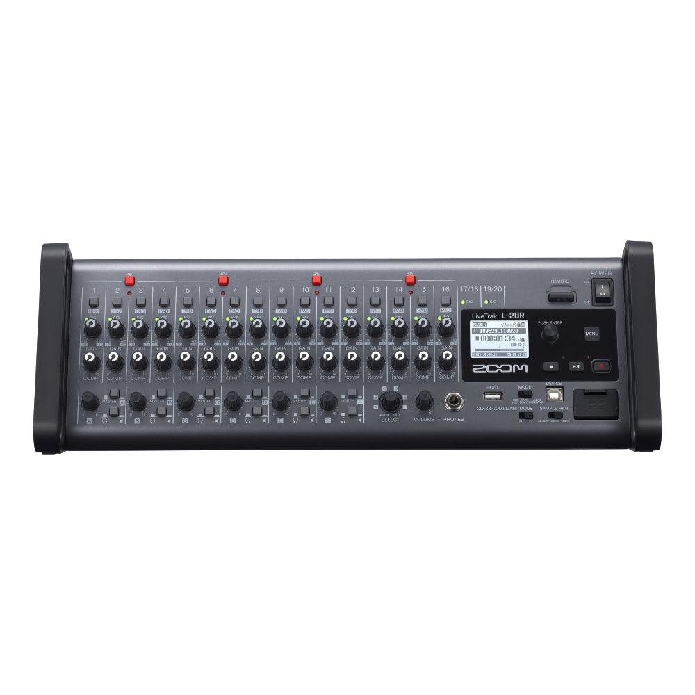 Zoom LiveTrak L-20R  Front View 