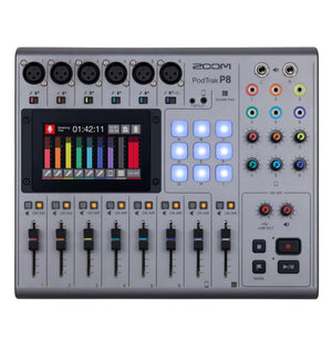Zoom PodTrak P8 Podcast Recorder |  ZOOM |  PODCASTING |  Zoso Music