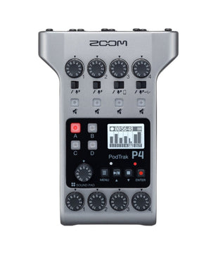 Zoom PodTrak P4 4-input Ultimate Recorder for Podcasting |  ZOOM |  PODCASTING |  Zoso Music