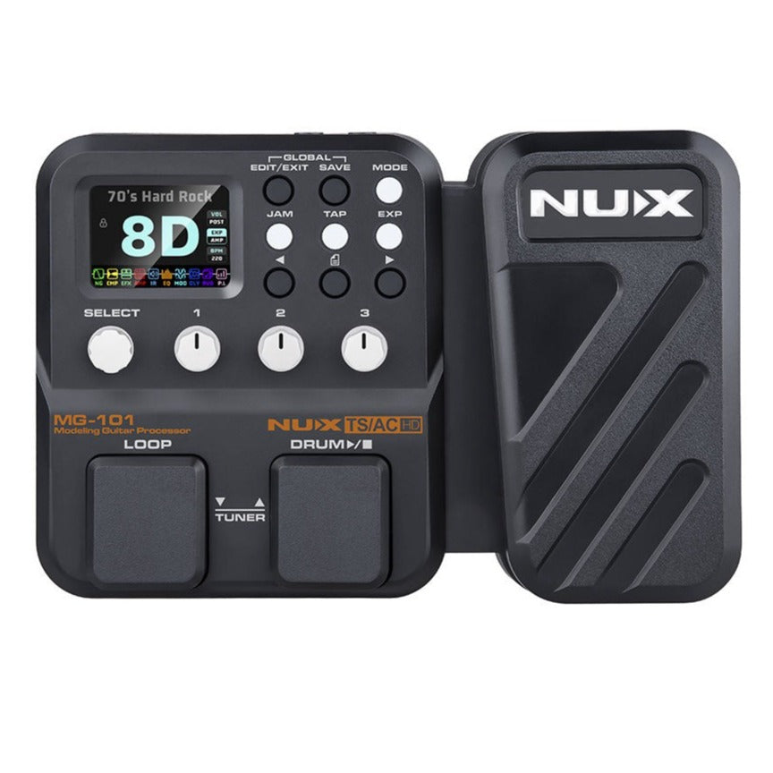 Nux MG-101 Multi Effects Modelling Processor Electric Guitar Effect Pedal |  NUX |  MULTI-EFFECTS |  Zoso Music
