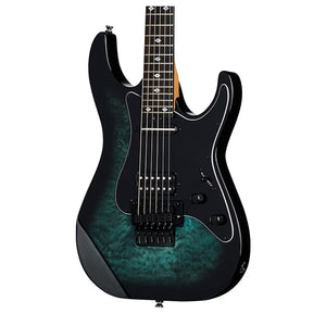 Kramer Volante Quilt HSFR Electric Guitar with Premium Bag - Aqua Burst | Zoso Music Sdn Bhd