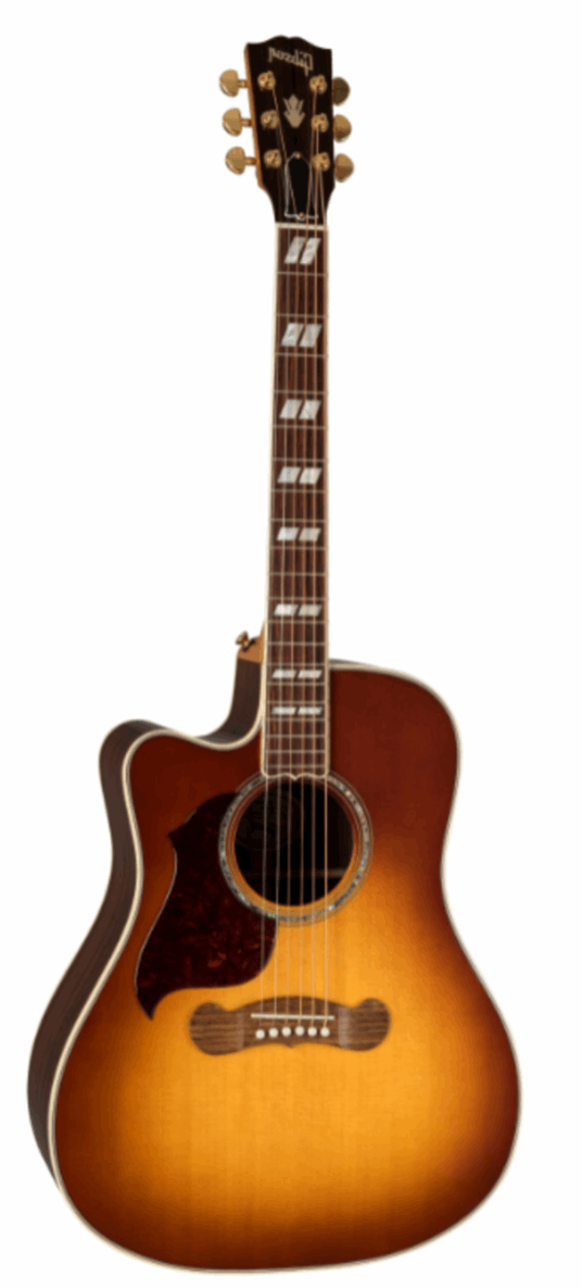 Gibson Songwriter Standard EC Rosewood (Left-handed)  Acoustic Guitar, Rosewood Burst (SSSCRBG19L)