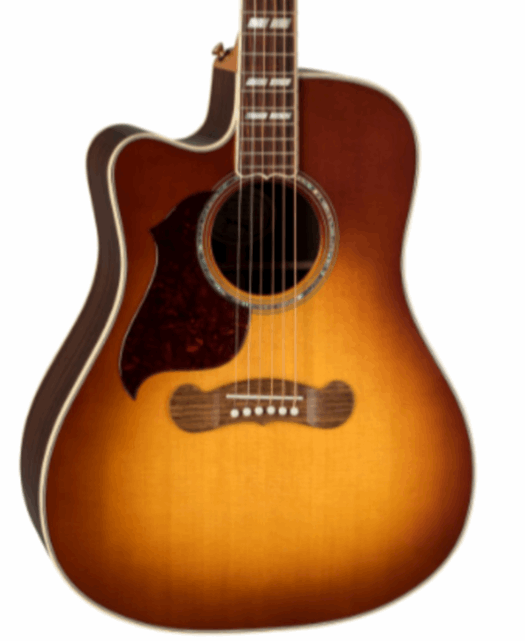 Gibson Songwriter Standard EC Rosewood (Left-handed)  Acoustic Guitar, Rosewood Burst (SSSCRBG19L)