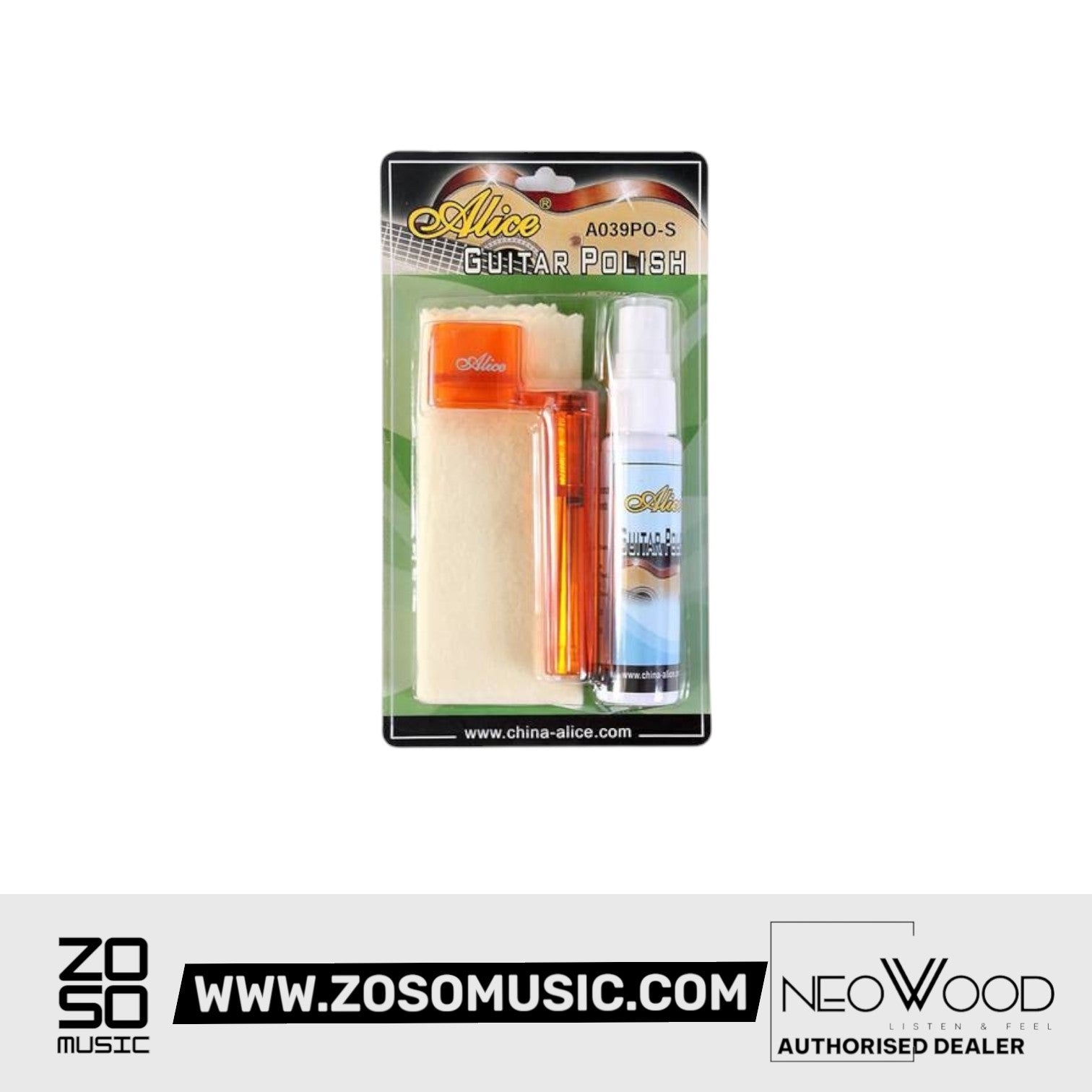 NEOWOOD ALICE A039PO-S (SMALL) GUITAR POLISH SET |  NEOWOOD |   |  Zoso Music