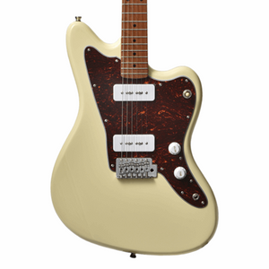 Bacchus Bjm-1rsm/m-owh Universe Series Roasted Maple Electric Guitar, Olympic White With Bag