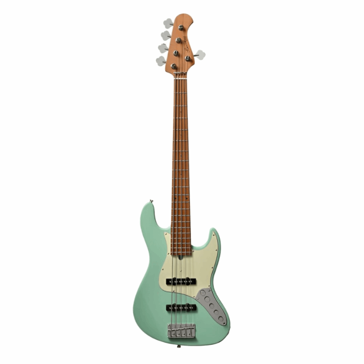Bacchus Wjb5-630-rsm/m-act Sfg 5 String Base Universe Series Bacchus, Seafoam Green With Bag