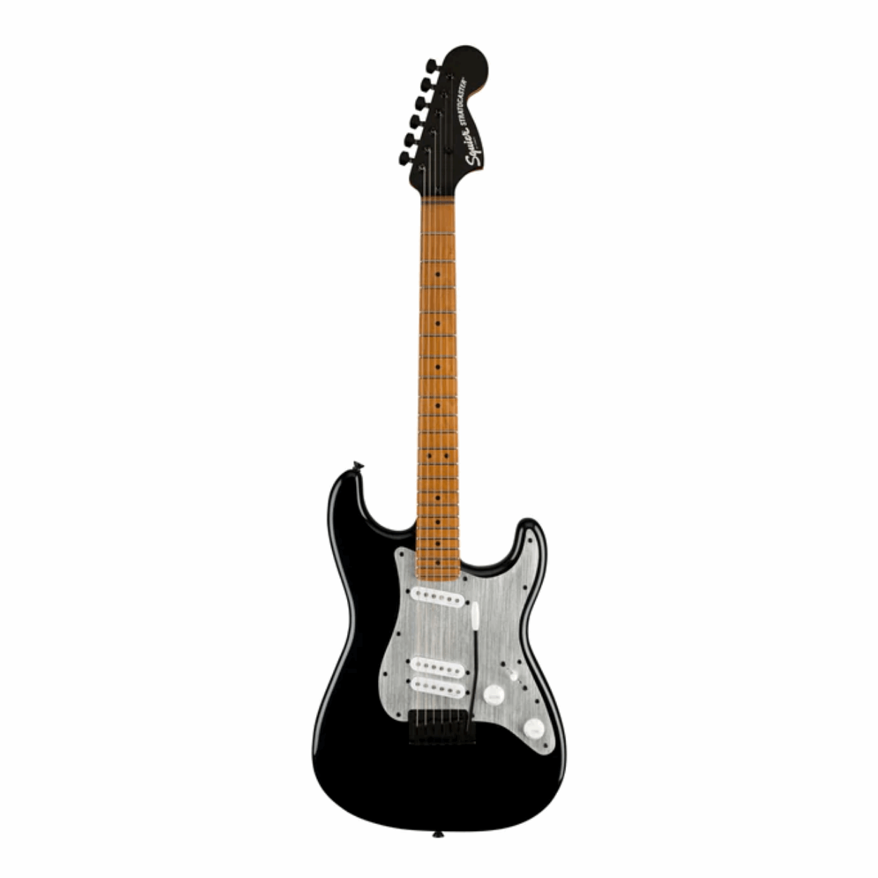 Squier Contemporary Stratocaster Special Electric Guitar, Roasted Maple FB, Black