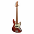 Bacchus Wjb5-630-rsm/m-car Universe Series Roasted Maple 5-string Electric Bass, Candy Apple Red With Bag