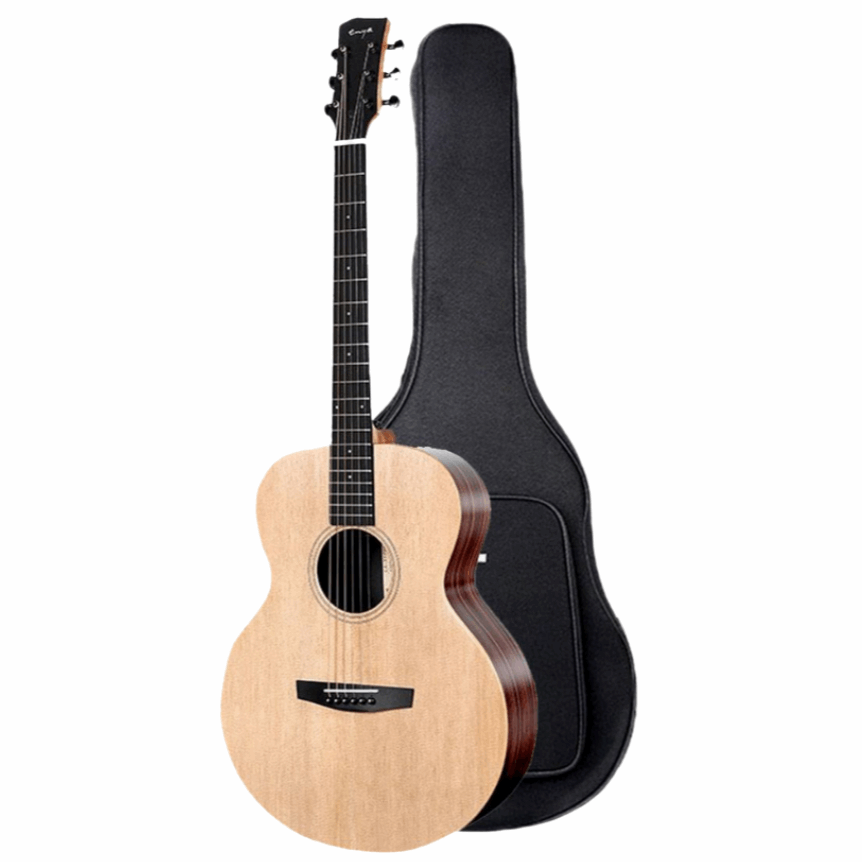 Enya EA-X1 PROe 41" Acoustic Guitar Solid Spruce And Rosewood HPL & Transacoustic Pickup Pack | ENYA , Zoso Music