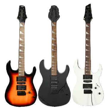 SQOE SEIB-370 Soloist Body HSH Electric Guitar with Rosewood Fretboard | Zoso Music Sdn Bhd