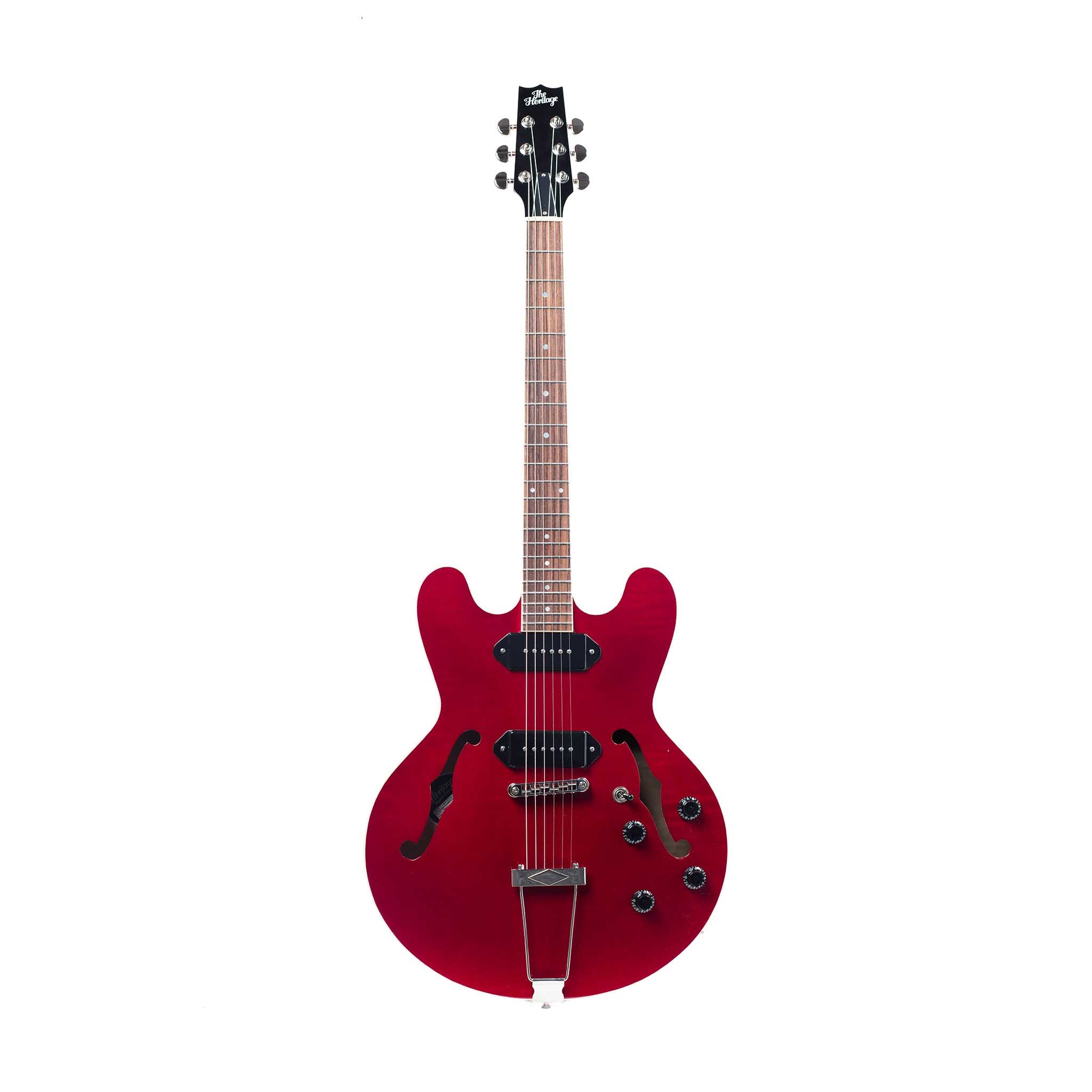 Heritage Standard H-530 Hollow Electric Guitar with Case, Trans Cherry |  HERITAGE |  ELECTRIC GUITAR |  Zoso Music