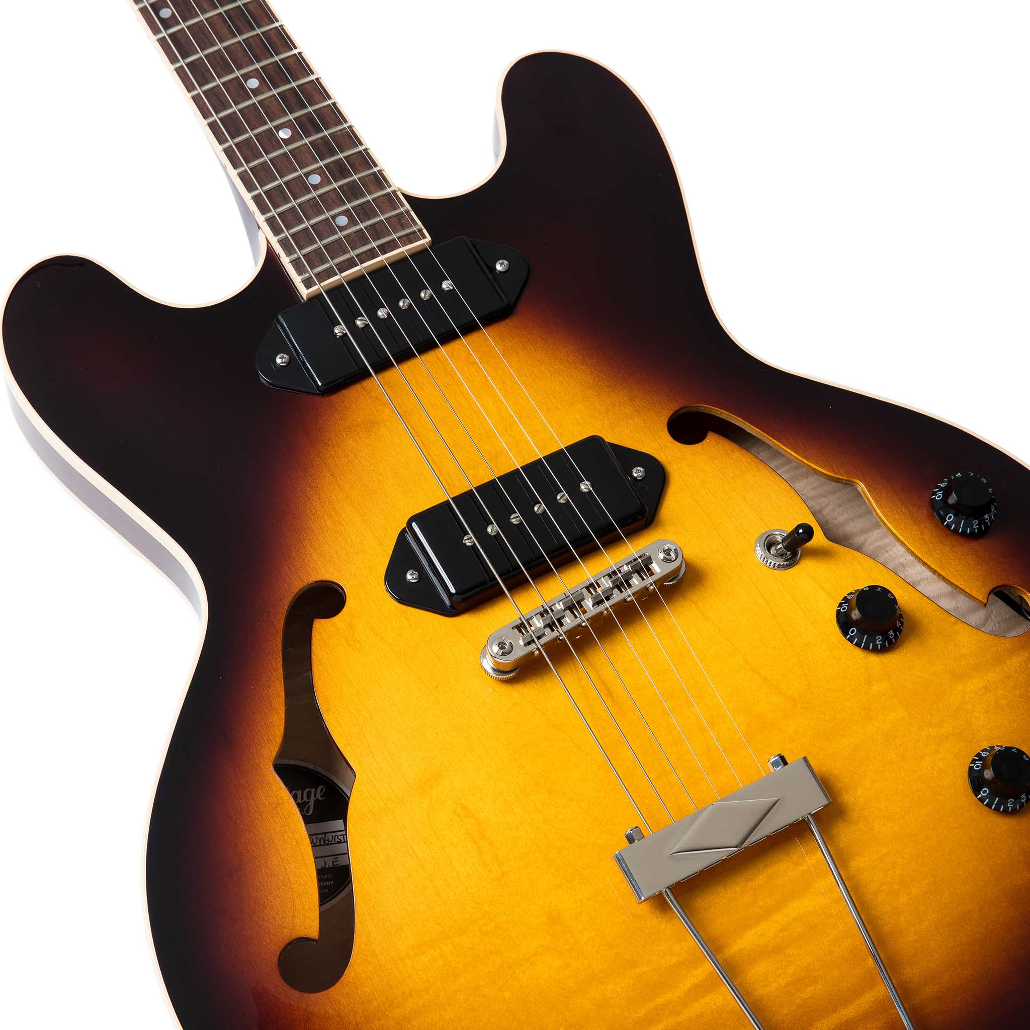 Heritage Standard H-530 Hollow Electric Guitar with Case, Original Sunburst |  HERITAGE |  ELECTRIC GUITAR |  Zoso Music