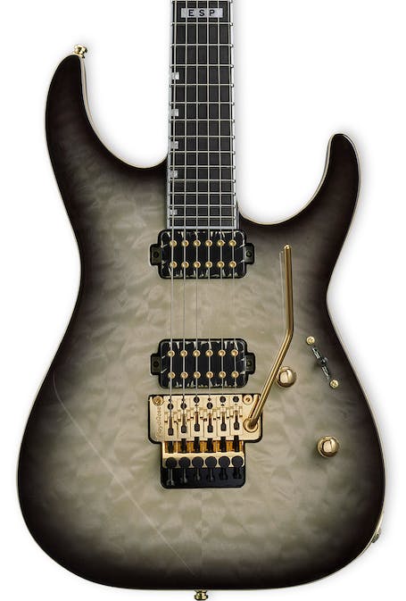 ESP Japan E-II M-II QM Electric Guitar - Black Natural Burst [MIJ] | Zoso Music Sdn Bhd
