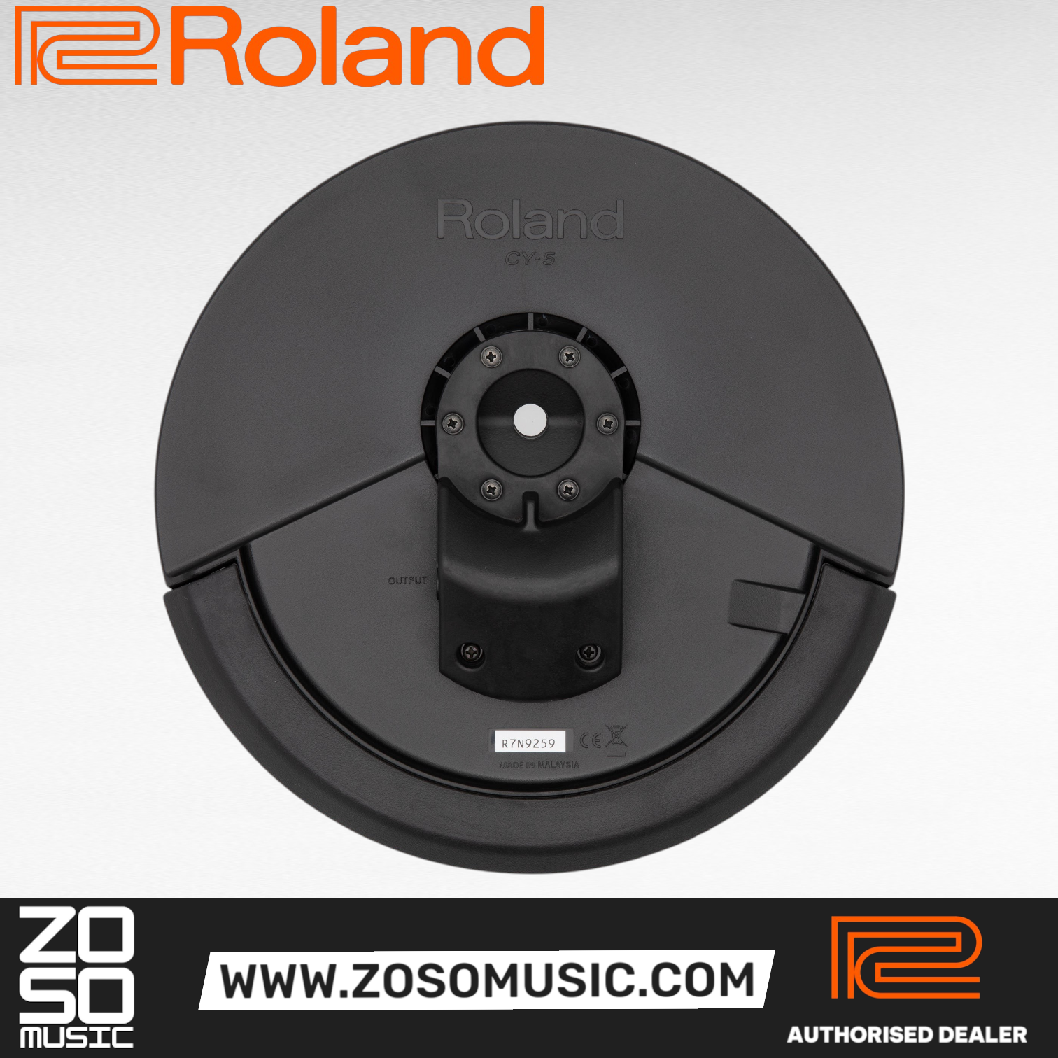 Roland CY-5 V-Cymbal Electronic Cymbal Controller |  ROLAND |  DRUM-HARDWARE |  Zoso Music