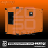 Zoso Music Orange PPC212 2x12 guitar speaker cabinet in signature orange finish with recessed side handles