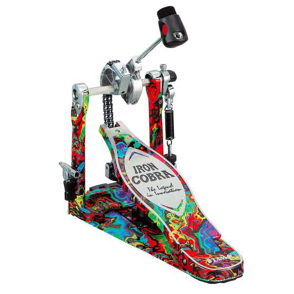 Tama HP900RMPR 50th Anniversary Marble Psychedelic Rainbow Single Pedal | Zoso Music Sdn Bhd