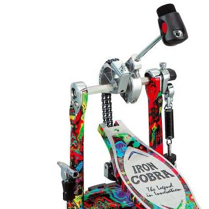 Tama HP900RMPR 50th Anniversary Marble Psychedelic Rainbow Single Pedal |  TAMA |  DRUM-KICK PEDAL |  Zoso Music