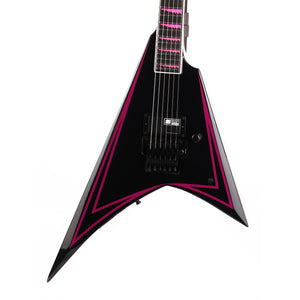 ESP Alexi Laiho Pink Sawtooth - Black with Pink Pinstripe |  ESP |  ELECTRIC GUITAR |  Zoso Music
