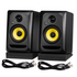KRK Classic 5 5" Powered Studio Monitor Pack w/XLR cables and foam wedge pads - Pair | Zoso Music Sdn Bhd