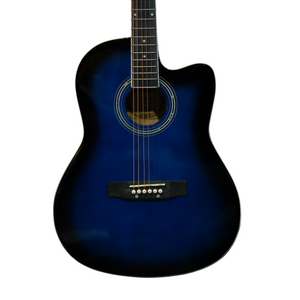 Neowood C10 BU 39Inch Acoustic Guitar Gloss Finish Blue | Zoso Music Sdn Bhd