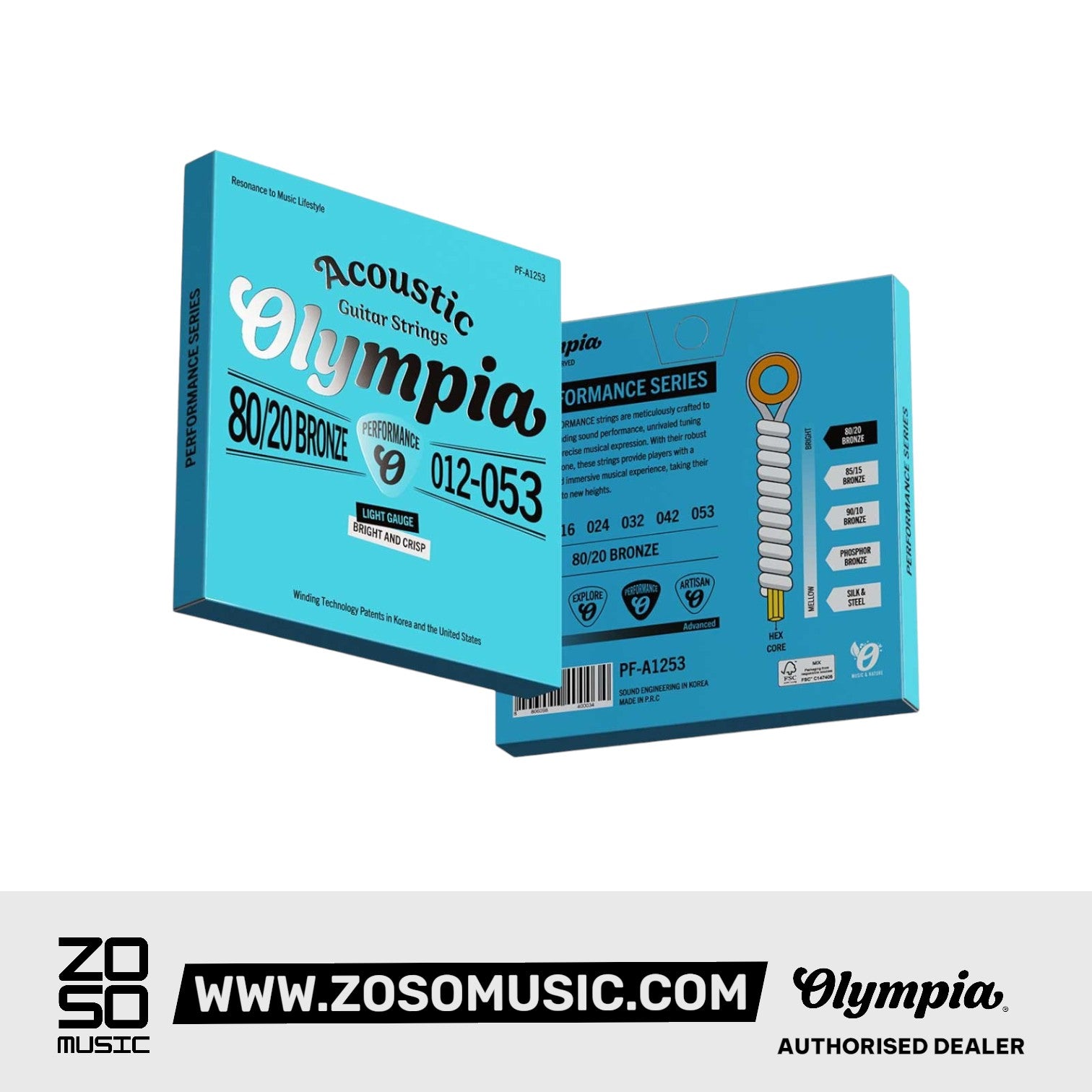 Olympia PF-A1253P Acoustic Strings