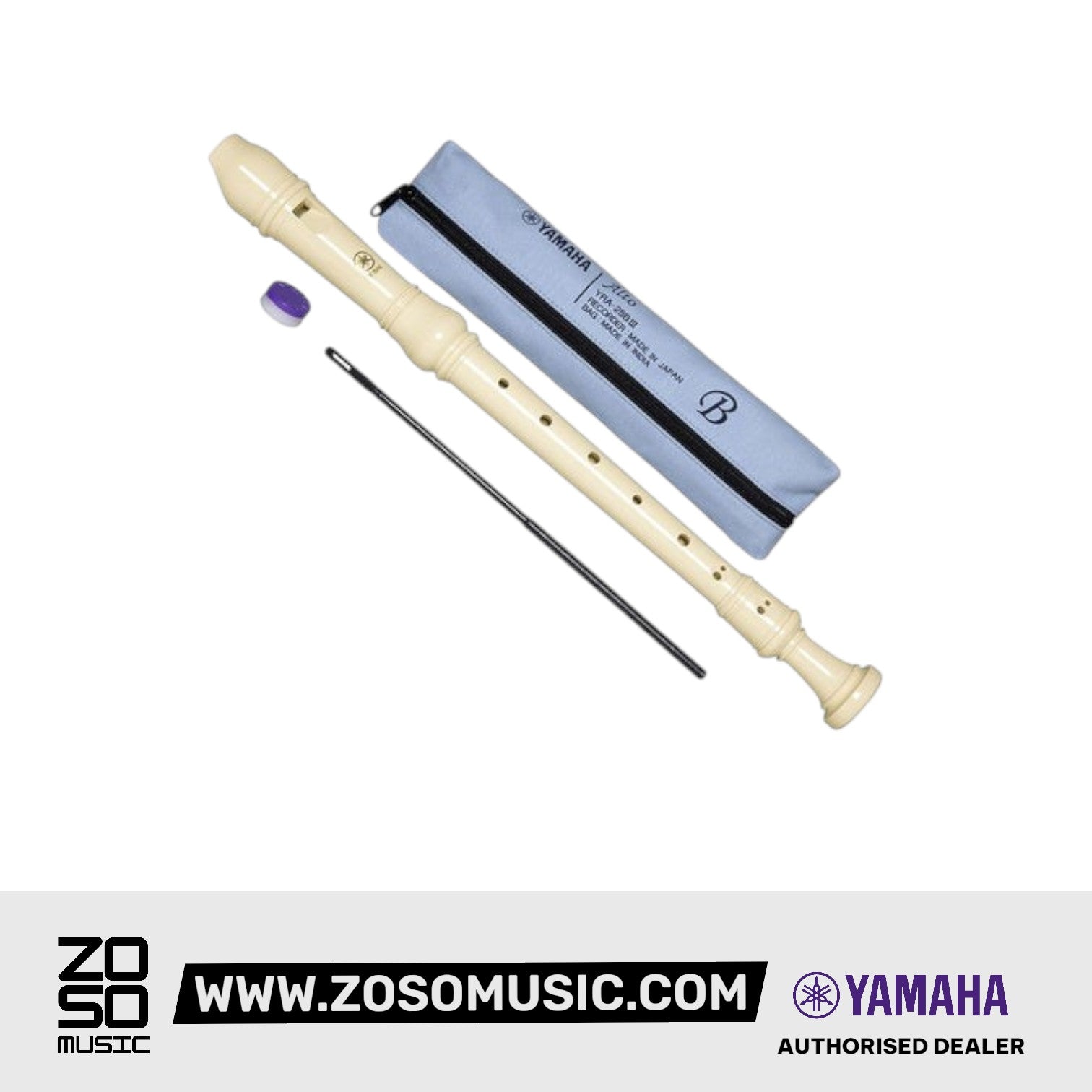 Yamaha YRA-28BII F Key Alto Recorder With Baroque Fingering