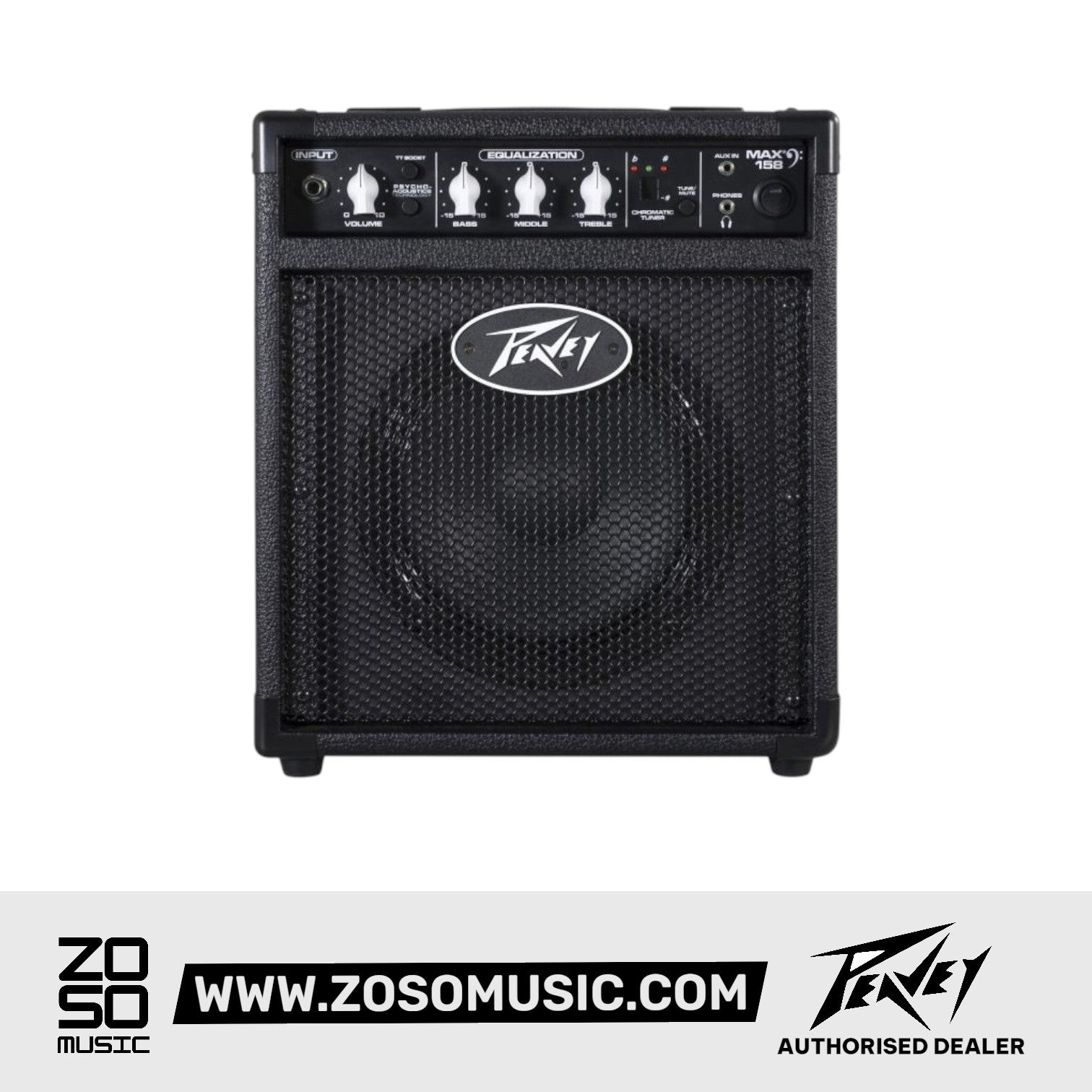 Peavey MAX 158 20-Watt Bass Amp Combo |  PEAVEY |  AMPLIFIER-BASS |  Zoso Music