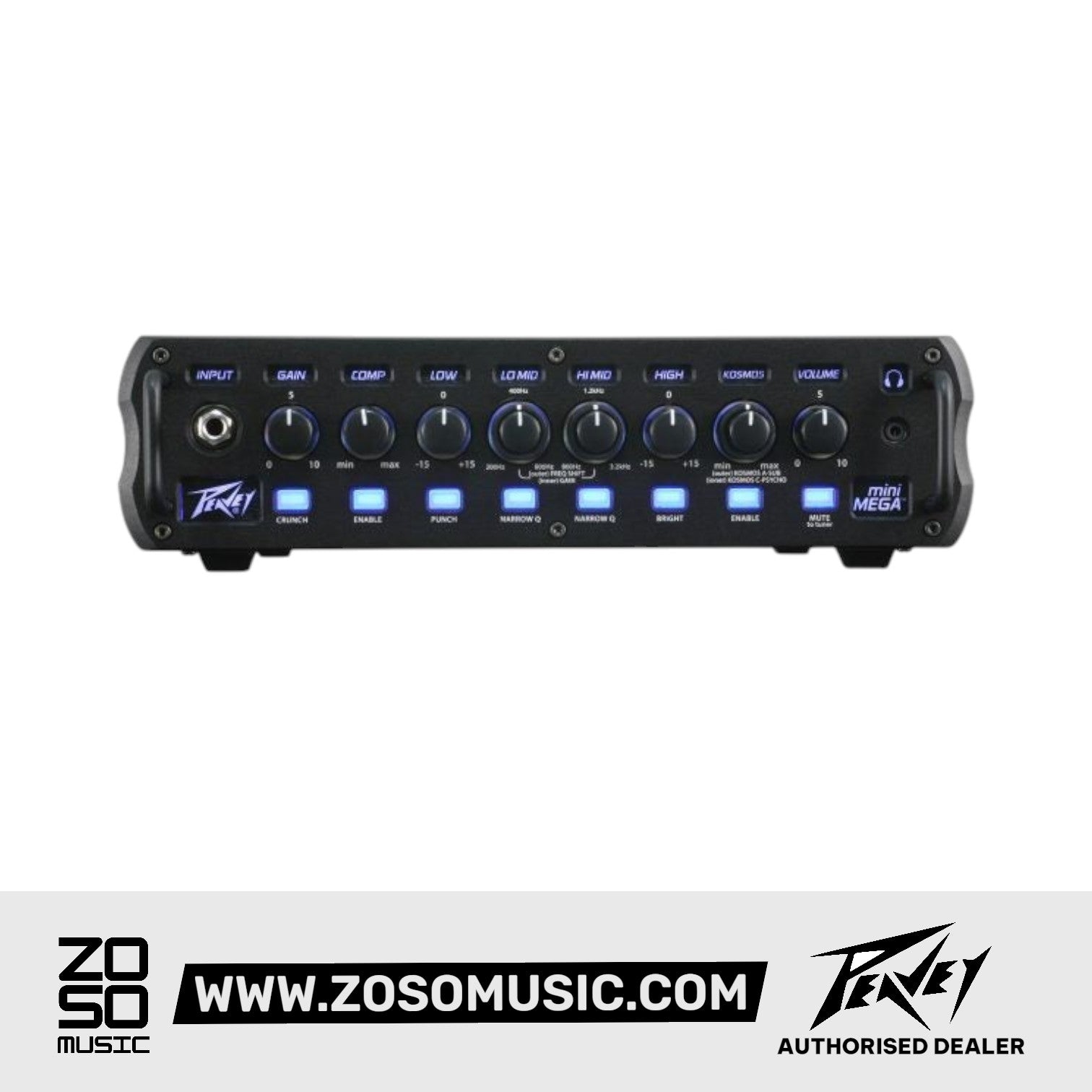 Peavey MiniMEGA 1000-watt Lightweight Bass Head |  PEAVEY |  AMPLIFIER-BASS |  Zoso Music