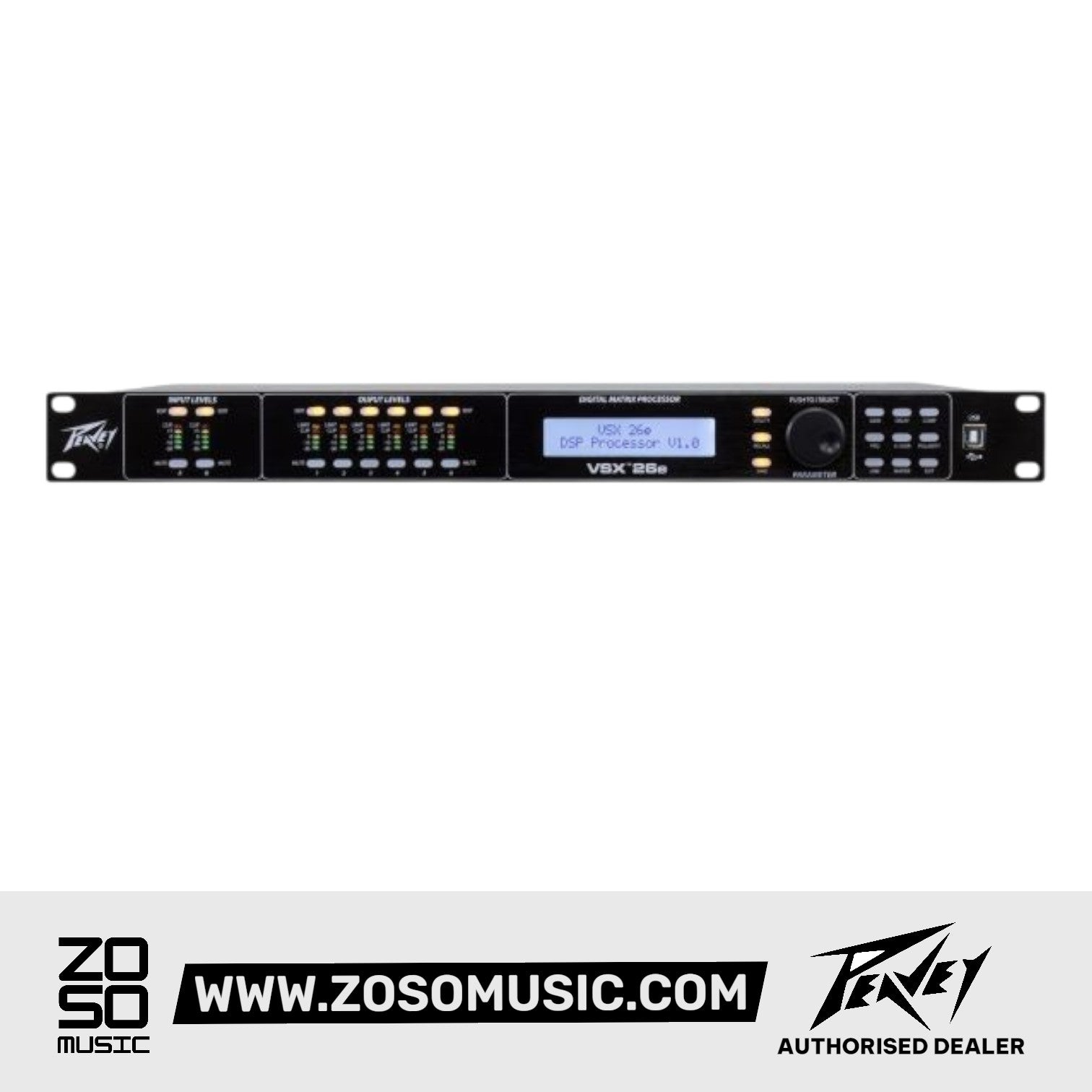 Peavey VSX™ 26e DSP-based Loudspeaker Management System |  PEAVEY |  EFFECTS |  Zoso Music